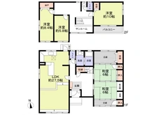 【兵庫県/神戸市垂水区霞ヶ丘】神戸市垂水区霞ヶ丘3丁目中古戸建 間取り図