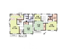 【兵庫県/神戸市西区井吹台東町】井吹台東町3丁目　中古戸建 間取り図