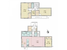 【千葉県/船橋市前原東】船橋市前原東6丁目中古戸建 間取り図