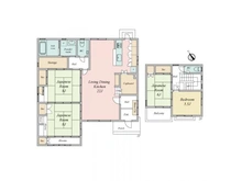 【千葉県/習志野市袖ケ浦】習志野市袖ケ浦5丁目　中古戸建 間取り図