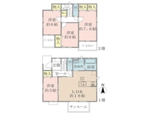 【千葉県/松戸市五香西】松戸市五香西4丁目 中古一戸建て 間取り図