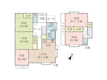 【千葉県/八千代市大和田新田】八千代市大和田新田 中古一戸建て 間取り図