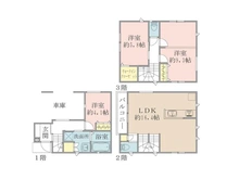 【神奈川県/相模原市中央区淵野辺】相模原市中央区淵野辺2丁目 中古一戸建て 間取り図