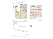 【神奈川県/川崎市多摩区西生田】川崎市多摩区西生田2丁目 中古一戸建て 間取り図