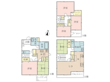 【埼玉県/所沢市東所沢】所沢市東所沢1丁目 中古一戸建て 間取り図