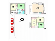 【大阪府/吹田市寿町】吹田市寿町2丁目 中古一戸建て 間取り図