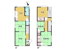 【兵庫県/西宮市上甲子園】西宮市上甲子園5丁目 中古一戸建て 間取り図