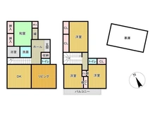 【兵庫県/芦屋市東山町】芦屋市東山町 中古一戸建て 間取り図