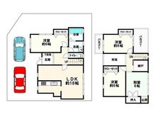 【兵庫県/芦屋市三条町】芦屋市三条町 中古一戸建て 間取り図