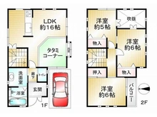 【大阪府/枚方市菊丘町】枚方市菊丘町 中古一戸建て 間取り図