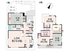 【大阪府/高槻市浦堂本町】高槻市浦堂本町 中古一戸建て 間取り図
