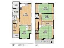 【大阪府/枚方市村野東町】枚方市村野東町 中古一戸建て 間取り図