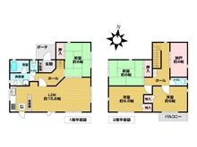 【大阪府/豊中市永楽荘】豊中市永楽荘3丁目 中古一戸建て 間取り図