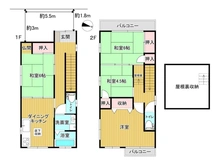 【大阪府/大阪市淀川区田川】大阪市淀川区田川2丁目 中古一戸建て 間取り図