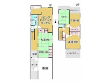 【大阪府/堺市堺区北三国ヶ丘町】堺市堺区北三国ヶ丘町8丁 中古一戸建て 間取り図