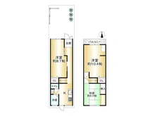 【大阪府/大阪市大正区三軒家西】大阪市大正区三軒家西3丁目 中古一戸建て 間取り図