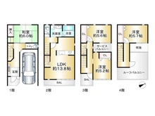 【大阪府/大阪市大正区泉尾】大阪市大正区泉尾2丁目 中古一戸建て 間取り図