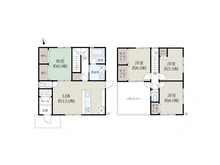 【愛知県/名古屋市天白区元八事】名古屋市天白区元八事2丁目 中古一戸建て 間取り図