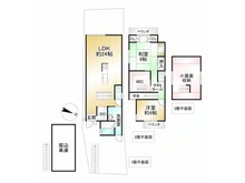【京都府/京都市左京区吉田神楽岡町】京都市左京区吉田神楽岡町 中古一戸建て 間取り図