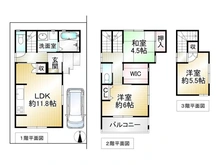 【京都府/京都市上京区五辻通六軒町西入】京都市上京区五辻通六軒町西入溝前町 中古一戸建て 間取り図