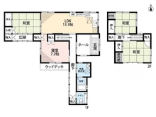 【京都府/京都市北区紫野大徳寺町】京都市北区紫野大徳寺町 中古一戸建て 間取り図