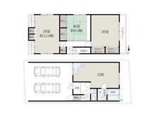 【京都府/京都市中京区新町通夷川下る】京都市中京区新町通夷川下る二条新町 中古一戸建て 間取り図