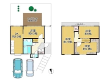 【京都府/京都市伏見区醍醐勝口町】京都市伏見区醍醐勝口町 中古一戸建て 間取り図