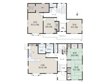 【京都府/宇治市平尾台】宇治市平尾台2丁目 中古一戸建て 間取り図