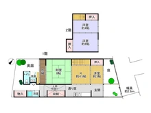 【京都府/京都市左京区下鴨松ノ木町】京都市左京区下鴨松ノ木町 中古一戸建て 間取り図