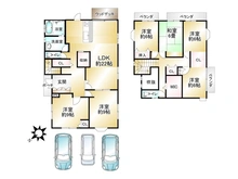 【滋賀県/草津市東矢倉】草津市東矢倉3丁目 中古一戸建て 間取り図