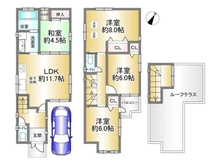 【兵庫県/神戸市須磨区稲葉町】神戸市須磨区稲葉町5丁目 中古一戸建て 間取り図