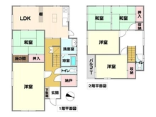 【兵庫県/神戸市西区竹の台】神戸市西区竹の台2丁目 中古一戸建て 間取り図