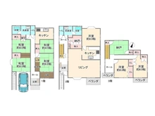 【兵庫県/尼崎市尾浜町】尼崎市尾浜町1丁目 中古一戸建て 間取り図
