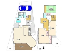 【兵庫県/尼崎市塚口町】尼崎市塚口町5丁目 中古一戸建て 間取り図