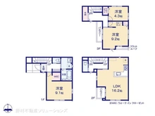 【埼玉県/さいたま市浦和区瀬ヶ崎】さいたま市浦和区瀬ヶ崎4丁目 新築一戸建て 間取り図