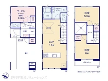 【埼玉県/さいたま市浦和区北浦和】さいたま市浦和区北浦和3丁目 新築一戸建て 間取り図