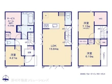 【埼玉県/さいたま市浦和区常盤】さいたま市浦和区常盤9丁目 新築一戸建て 間取り図