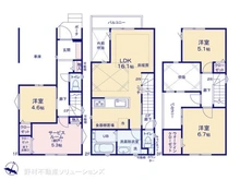 【埼玉県/さいたま市緑区大字大門】さいたま市緑区大字大門 新築一戸建て 間取り図