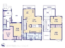 【埼玉県/さいたま市緑区大字大門】さいたま市緑区大字大門 新築一戸建て 間取り図