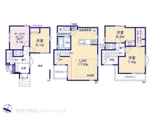 【埼玉県/さいたま市緑区大字大門】さいたま市緑区大字大門 新築一戸建て 間取り図