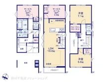 【埼玉県/さいたま市緑区大字大門】さいたま市緑区大字大門 新築一戸建て 間取り図