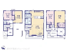 【埼玉県/さいたま市緑区大字大門】さいたま市緑区大字大門 新築一戸建て 間取り図
