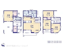 【埼玉県/さいたま市緑区大字大門】さいたま市緑区大字大門 新築一戸建て 間取り図