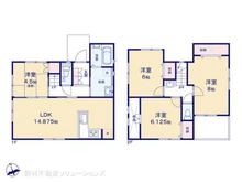 【埼玉県/さいたま市南区大字円正寺】さいたま市南区大字円正寺 新築一戸建て 間取り図