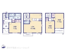 【埼玉県/さいたま市中央区新中里】さいたま市中央区新中里5丁目 新築一戸建て 間取り図