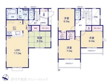 【埼玉県/さいたま市緑区大字大牧】さいたま市緑区大字大牧 新築一戸建て 間取り図