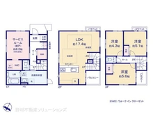 【埼玉県/さいたま市浦和区駒場】さいたま市浦和区駒場1丁目 新築一戸建て 間取り図