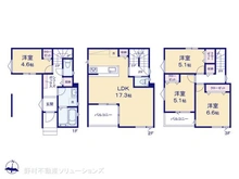 【埼玉県/さいたま市南区文蔵】さいたま市南区文蔵4丁目 新築一戸建て 間取り図