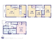 【埼玉県/さいたま市浦和区本太】さいたま市浦和区本太3丁目 新築一戸建て 間取り図
