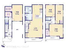 【埼玉県/さいたま市緑区太田窪】さいたま市緑区太田窪1丁目 新築一戸建て 間取り図